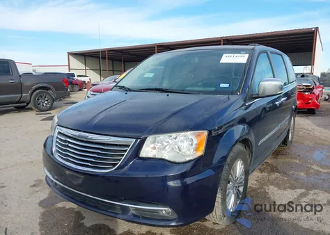 2016 Chrysler Town & Country Touring-L Anniversary Edition из США, поврежденный, VIN 2C4RC1CG6GR189556